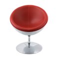 thumbnail image 3 of Fauteuil circulaire moderne Mod de CorLiving en cuir reconstitué, 3 of 7