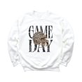 thumbnail image 4 of Game Day Camo Football Crewneck Sweatshirt for Men and Women, White Sweatshirt, S, 4 of 8