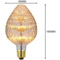 thumbnail image 2 of Led Vintage Light Bulb RGB Firework Edison Bulb 3W 220/240V E27 Decorative Light Bulb (G95 Strawberry), 2 of 3