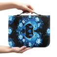 thumbnail image 2 of HELLHERO Loving Dolphin Church Bible Bag for Work Outdoor Study, Storage Bible Cover PU Leather Zippered Handle Bible Covers, 2 of 12