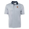 thumbnail image 2 of Men's Cutter & Buck  Navy/White Syracuse Orange Big & Tall Virtue Eco Pique Micro Stripe Recycled Polo, 2 of 3