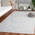 thumbnail image 2 of SAFAVIEH Ebony Adelaide Floral Area Rug, Grey/Ivory, 6' x 6' Square, 2 of 8