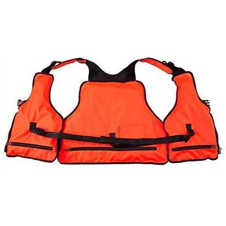 Life Jackets Fishing Vest Adjustable Life Jacket for Fly Bass Fishing and Outdoor Activities, adult Unisex, Size: One size, White
