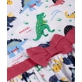 thumbnail image 4 of Vestido Beebay con estampado de dinosaurios y detalle de lazo, 4 años, 4 of 4