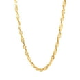 thumbnail image 2 of Women's Welry 3mm Cleo Link Chain Necklace in 10kt Yellow Gold, 18", 2 of 3