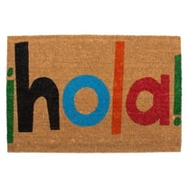 Calloway Mills 24 x 36 in. Hola Rectangular Doormat, Natural & Black