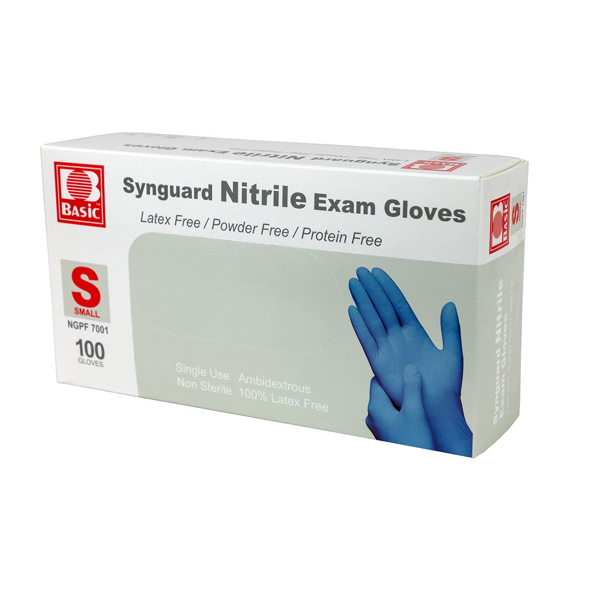 Non-Sterile Box of 100 Powder Free Latex Free 1VSEINLBX Large 1st Choice Value Series Indigo Exam Nitrile Gloves 