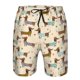 thumbnail image 3 of Balery Dachshund Dog Traje de Baño Estilo Hawaiano para Hombre, Shorts de Secado Rápido con Bolsillos-Medium, 3 of 6
