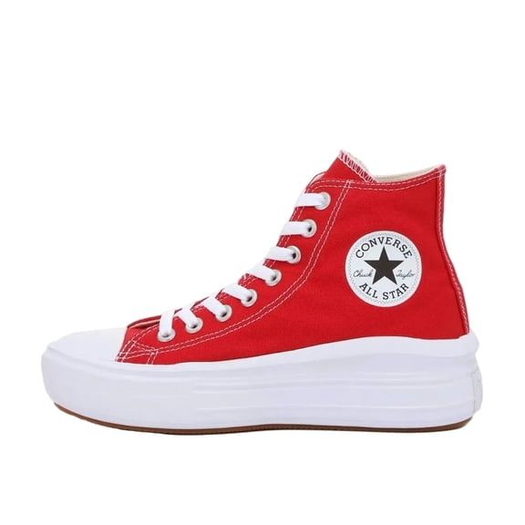 CONVERSE CTAS MOVE HI WOMEN SNEAKERS - Red