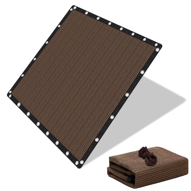 EMERIT 90% Tela de Sombra Tela de Sombra Solar para Patio Jardín Pérgola Cubierta de Sombra Toldo con Ojales