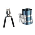 thumbnail image 4 of vortess Adjustable Engine Piston Ring Compressor Clip Tool Set for Car Cylinder Pipe Kit 3inch, 4 of 9