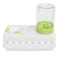 thumbnail image 3 of Limpiador de pinceles de plástico con tubo de drenaje para aulas, exteriores, familia, blanco y verde, 3 of 14