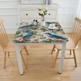 thumbnail image 3 of nygtbtfer Orange Spring Floral Tablecloth, Fitted Table Cover with Elastic for  Tables, Vintage Birds Summer Botanical Table Cloth Outdoor Indoor Dinning Party  Tablecloths, 3 of 7
