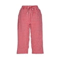 thumbnail image 6 of Women's Casual Elastic Waist Striped Wide Leg Shorts with Pockets, 6 of 6