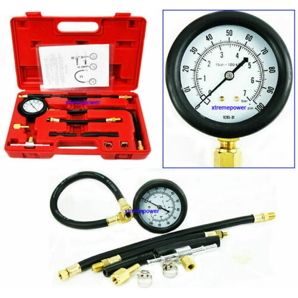 Fuel Injection Pump Pressure Gauge Tester Tuner Gastest Tools Case Truck Car Walmart Com Walmart Com