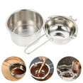 thumbnail image 1 of OULII Pot à Fondre le Chocolat en Acier Inoxydable 1 Ensemble Compact pour Rangement, 1 of 8
