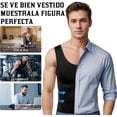 thumbnail image 4 of 3 Piezas Camiseta de Compresión para Hombre, Camiseta Interior Deportiva Ideal, Fajas Abdominal Reductora Deportivo con Fuerte contracción, para Postura Moldera, Correr, Gym, 4 of 4