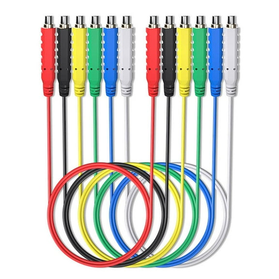 Magnetic Silicone Test Leads Soft Jumper Test Wires 100cm 6PCS AC-330V