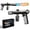 black-Free Size/, variant on FHBVT Metal Full-Through Blow Torch Adjustable Powerful Flame Instant Piezo Ignition Refillable Butane Design for Outdoor Kitchen Cooking BBQ Charcoal Igniting Meat Searing Dessert Caramelizing Tool