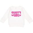 thumbnail image 2 of Inktastic Grampy's Girl Granddaughter Toddler Sweatshirt, 2 of 4