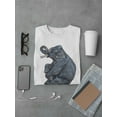 thumbnail image 3 of Smartprints Mens Graphic Tee - Lovely Elephant, Cute Animal - Regular Fit 100% Cotton, 3 of 4