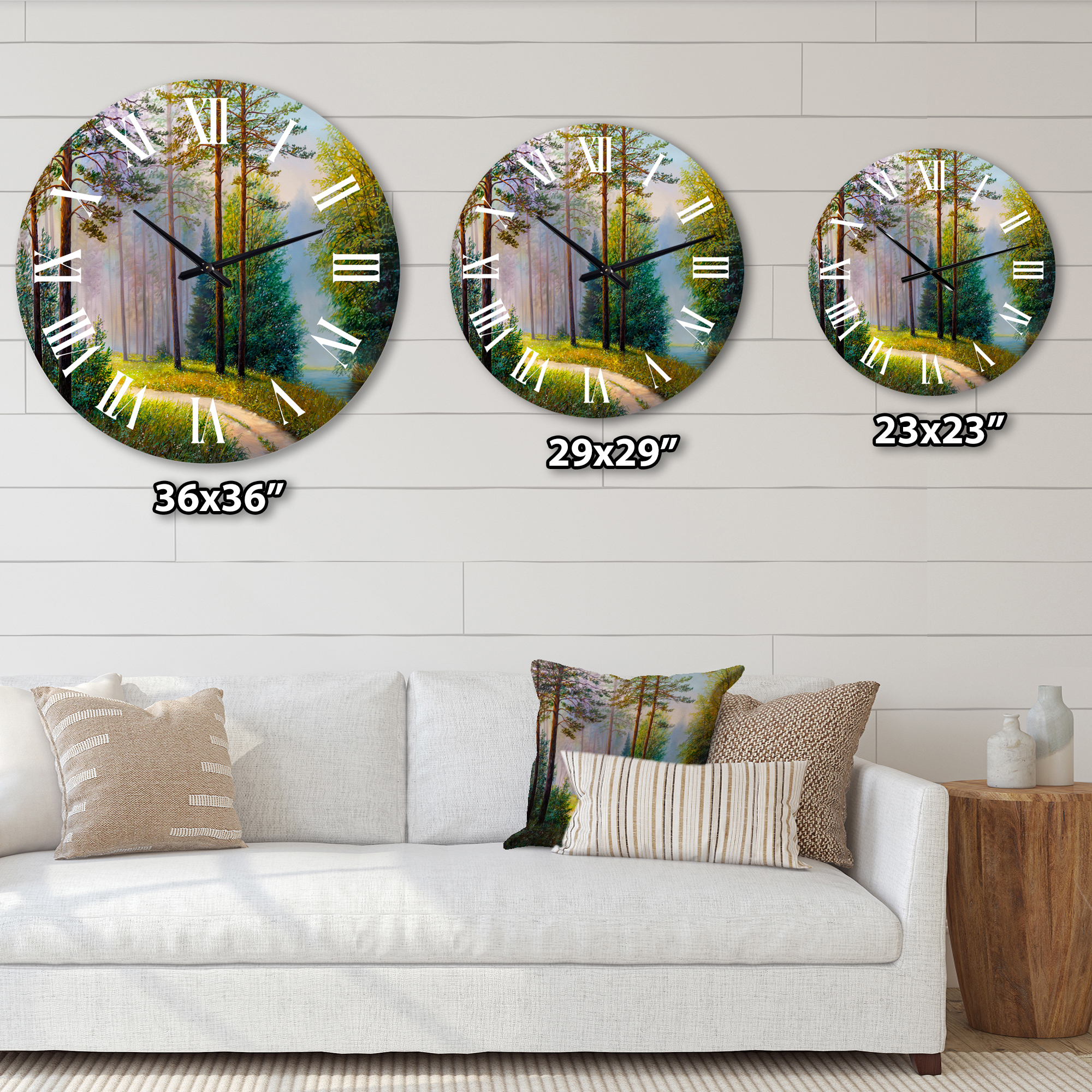 Designart 1 in Quartz Wall Clock