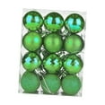 thumbnail image 2 of 24Pcs Christmas Tree Baubles Crafts Christmas Balls Christmas Tree Hanging Balls Green, 2 of 9