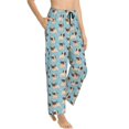Balery Funny Cartoon Pugs print Women's Pajama Pants,Ultra Lightweight