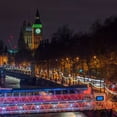thumbnail image 2 of Frank, Assaf 15x15 White Modern Wood Framed Museum Art Print Titled - Evening view of Big Ben, London, UK, 2 of 4
