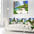 thumbnail image 5 of DESIGN ART Designart 'Seychelles Islands Wide Panorama' Landscape Fleece Throw Blanket, 5 of 5