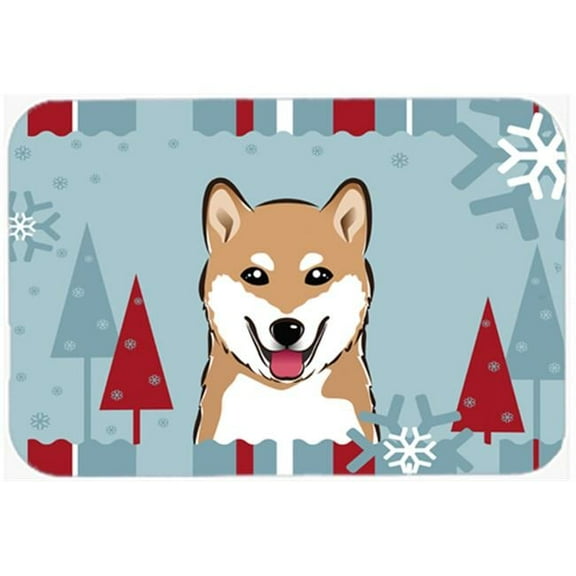 Carolines Treasures  Winter Holiday Shiba Inu Mouse Pad