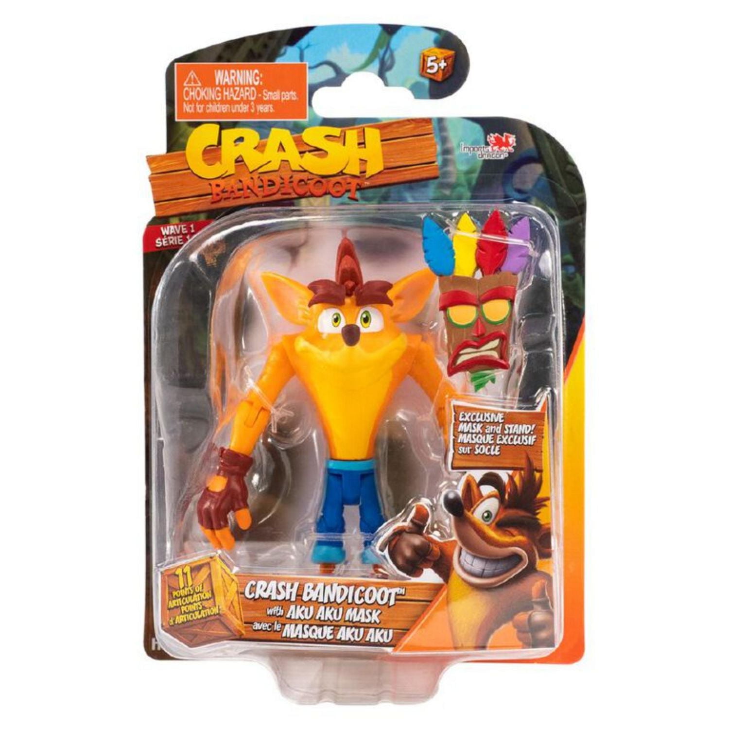 Crash Bandicoot 4.5 assorted Figures