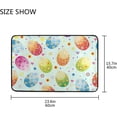 thumbnail image 7 of SKYSONIC Easter Eggs Door mat Non Slip Floor Door Rug Soft Floor Mat for Kitchen Garden Bedroom Indoor Outdoor Entrance Home Holiday Decoration 23.6" x15.7", 7 of 7
