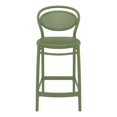 thumbnail image 4 of Compamia Marcel Contemporary Resin Indoor Outdoor Counter Stool Olive Green, 4 of 5
