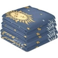 thumbnail image 4 of SKYSONIC 1 Pack Bohemian Sun Star Kitchen Towels Soft Absorbent Dish Towels Reusable Tea Towels Set 28 x 18 Inch, 4 of 7