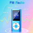 thumbnail image 5 of Reproductor de MP3 con Bluetooth 5.0, Reproductor de MúSica con Tarjeta TF de 32 GB, FM, Auriculares, Reproductor de MúSica HiFi PortáTil (Negro), 5 of 5