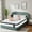 White, variant on Twin XL Mattress, 10" Memory Foam Hybrid Mattress in a Box, Pocket Spring Mattress with Cooler Sleep and Pressure Relief, 39"*80"