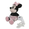 thumbnail image 2 of Disney Minnie Mouse Black, White and Pink Plush Pacifier Holder, 2 of 5