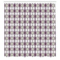 thumbnail image 3 of Ambesonne Mauve Shower Curtain, Eastern Mosaic Quirky, 69"Wx84"L, Pale Green Pale Grey, 3 of 5