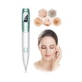 thumbnail image 2 of Pluma Verrugas Pecas Lunares Blanco con Verde Lab.G, 2 of 5