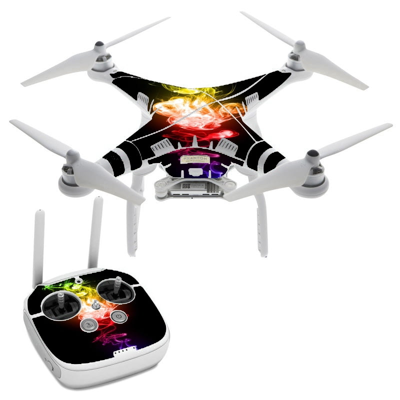 Autocollant Skin Pour DJI Phantom 3 - Design Galaxy Space Cat Coloré
