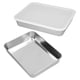 thumbnail image 4 of Bandeja Para Hornear De Acero Inoxidable, Bandeja Antiadherente Plana Profunda Con Tapa, 4 of 7