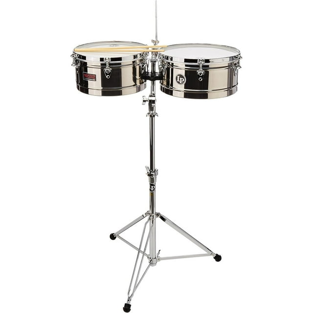 LP Timbales de 13" y 14" de acero inoxidable LP1314-S LATIN PERCUSSION