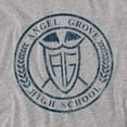 thumbnail image 2 of Mighty Morphin Power Rangers Angel Grove Hs Mens Shirt Athletic Heather, 2 of 7