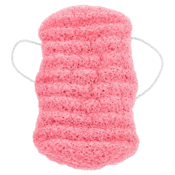 OULII Esponja Corporal Roja Para Ducha Con Material Y Espuma Cremosa Para Limpieza Profunda