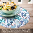 thumbnail image 3 of CounterArt Bright Lagoon Easy Care Flexible Plastic Table Place Mat, 4 Pack, 3 of 7