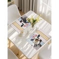 thumbnail image 5 of Farmhouse Cow Placemats Set of 4, Spring Floral Farm Animal Wooden Placemats for Dining Table, Place Mats for Kitchen Tabletop, Waterproof Wipeable Dining Table Mats Set, 5 of 9