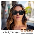 thumbnail image 5 of TINHAO Polarized Fit Over Glasses Sunglasses for Women UV Protection, Trendy Oversized Cat Eye Sunglasses for Driving Riding, 5 of 7