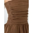 thumbnail image 4 of Strapless Textured Ruffle Mini Dress, 4 of 8