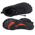 thumbnail image 3 of Zapatillas de senderismo de invierno antideslizantes para exteriores, botines de escalada (negro 42), 3 of 9